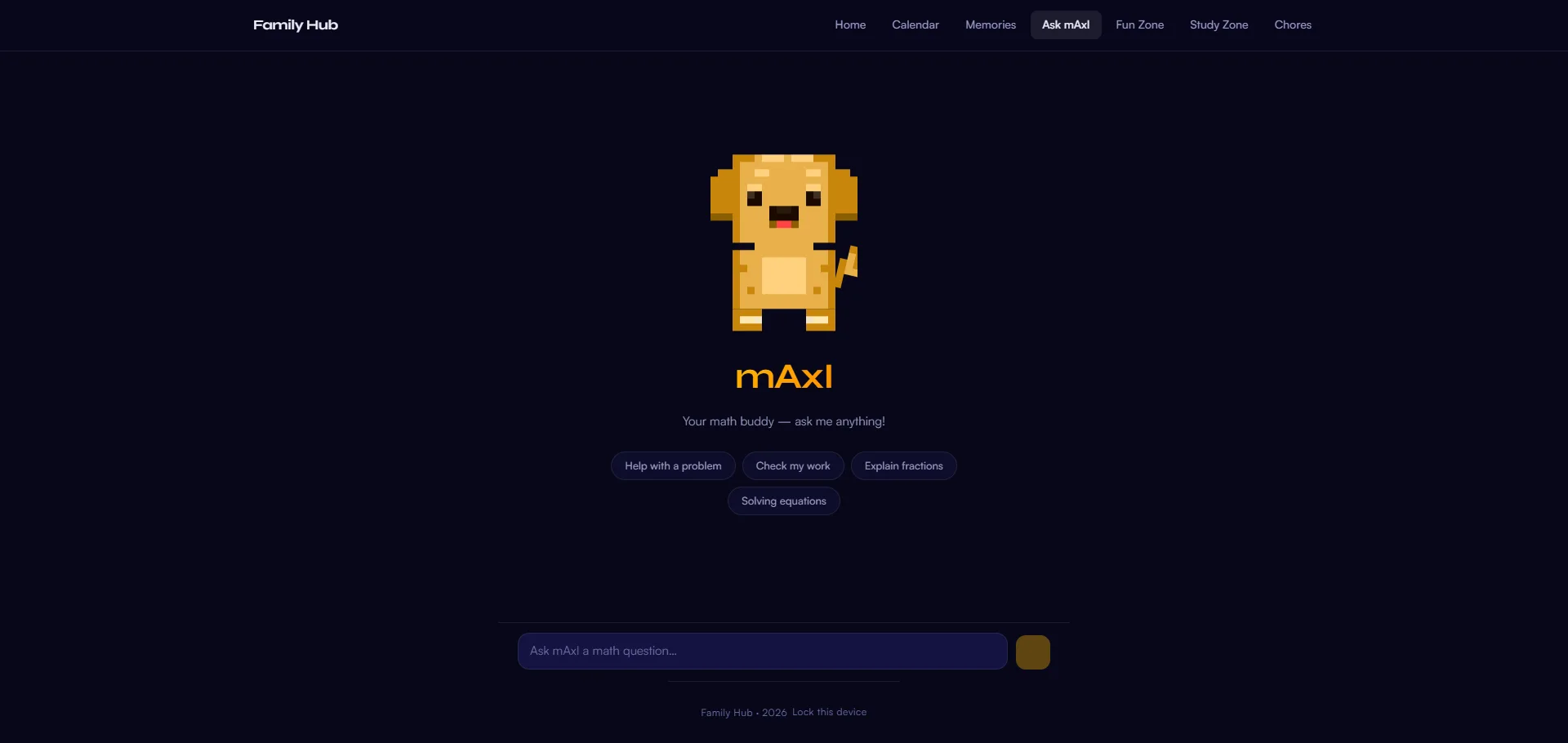 Family Hub · mAxI